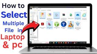 how to select multiple files in laptop | how to select multiple file in pc