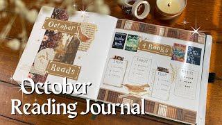 Fall Books + Reading Journal Spreads!  Cozy journal with me and book reviews