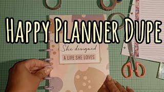 Putting Together Dollar Tree Happy Planner Dupe #dollartree #happyplanner