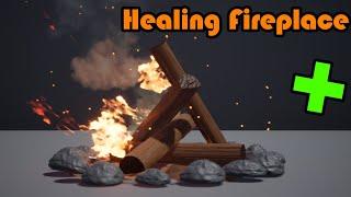 How To Create A Fire-pit Which Regenerates The Player's Health - Unreal Engine 4 Tutorial