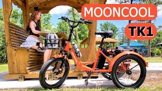 MOONCOOL TK1 Electric FOLDING! Trike Comes Mostly Assembled!