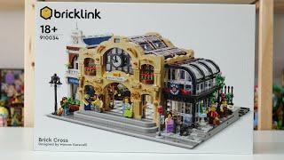 LEGO Bricklink Designer Program 910034 Brick Cross Train Station Speed Build Review