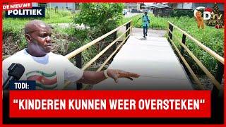  De Nieuwe Politiek LIVE • Ondernemer Todi renoveert loopbrug Hannaslust (Suriname)