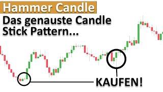 Das einzige Candle Stick Pattern welches du zu 100% kennen musst...!  (Hammer Candle/Shooting Star)