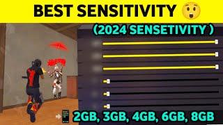 2024 ( BEST SENSITIVITY ) FOR HEADSHOT  FREE FIRE SECRET 200 SENSITIVITY