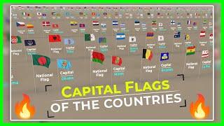 Capital flags of all countries | Countries and capitals of the world | Flags of the world | flag