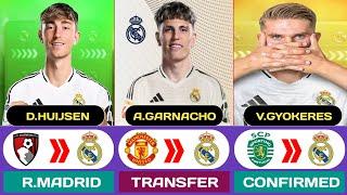 HUIJSEN,GARNACHO & GYOKERES  REAL MADRID TRANSFER NEWS - JANUARY TRANSFER WINDOW 2025