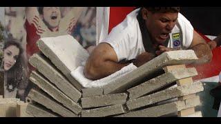 Funny Brick Breaking Video | Strongest Man | #viralweb