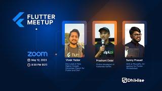 Flutter Meetup 2023 | Flutter x BLoC | Vivek Yadav | Prashant Dalai | Sunny Prasad