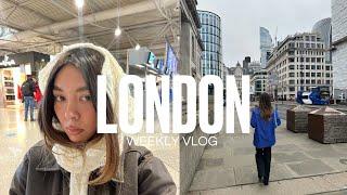 LONDON WEEKLY VLOG / PACK WITH ME / PLACES TO VISIT / VINTAGE SHOPPING