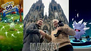 I Played SHINY MANKEY Community Day in Köln Germany | Pokémon GO