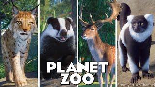 The 122 ANIMALS in Planet Zoo when DLC Europe Pack 2021 was Released