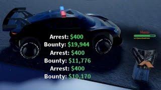 Only Arresting Criminals with $10,000+ Bounties | Roblox Jailbreak