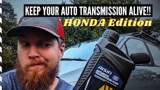 Don't DESTROY your Honda Auto Transmission, Drain / Refill it!