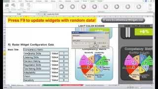 Excel Radar Widget Tutorial
