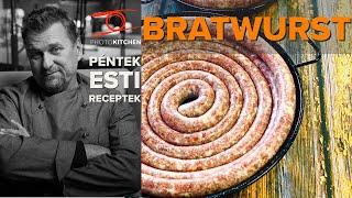 Bratwurst - Anger Zsolt bajor kolbászt készít a PhotoKitchen-ben