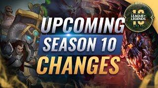 MASSIVE CHANGES: NEW Season 10 REWORKS, BUFFS, & Changes - League of Legends