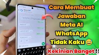 Cara Membuat Jawaban Meta Ai WhatsApp Agar Menjadi Lucu Menghibur Dan Tidak Kaku