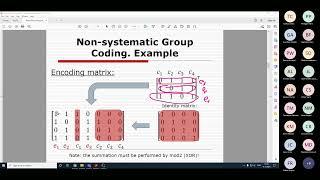 [09][CourProj] Example of non-systematic/systematic Hamming Group code