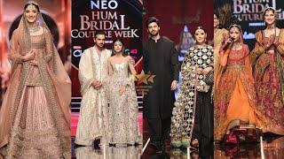 Aima baig, Hareem Farooq, Mawra Hocane, Ali Zafar & Anmol baloch at hum bridal couture week day 3