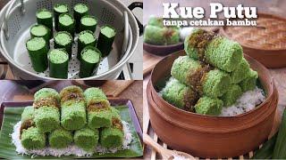 TERNYATA MUDAH MEMBUAT KUE PUTU BAMBU TANPA CETAKAN BAMBU