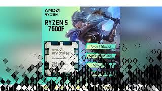 New AMD RYZEN5 7500F Brand New CPU Gaming Processor AMD r5 7500f 5NM 38M Socket AM5 Without Fan Game