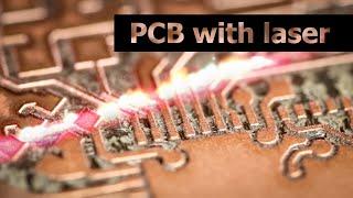 Making PCBs with fiber laser