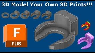 Designing a 3D Printable Collet Clip in Autodesk Fusion