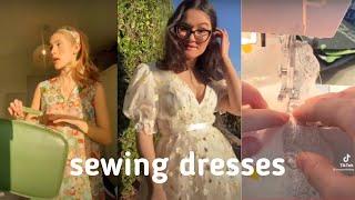 sewing dresses tiktok compilation