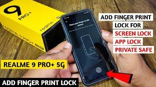 How To Set Fingerprint Lock In Realme 9 Pro Plus | Realme 9Pro Plus Me Fingerprint Lock Kaise Lagaye