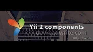 Creating and using component in yii2 advanced template