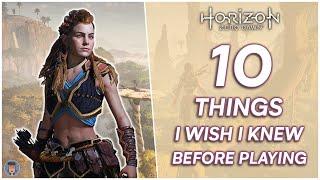 10 Things I Wish I Knew Before Playing Horizon Zero Dawn (2021)
