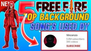 Top 5 Freefire Background Music Used By Vincenzo | Vincenzo Freefire Montage Video@alphagamingstation1012