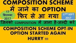 COMPOSITION SCHEME RE-OPEN, OPT IN COMPOSITION SCHEME FOR NEW AND MIGRATED PERSON