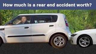How Much is a Rear End Auto Accident Worth?