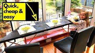 How To Make A Table  (Quick, Cheap & Easy)