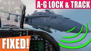 F/A-18 Tutorial - How to DESIGNATE Ground Targets with RADAR.