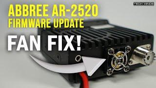 Abbree AR-2520 Firmware Update & FAN FIX!