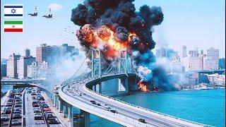 Israeli F-16 Jets bomb destroy on the bridges and city center in the Iranian city of tehran!!