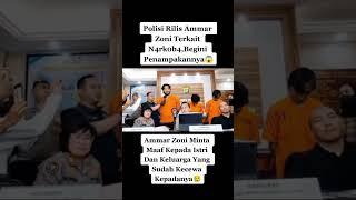 Ammar Zoni Meminta Maaf Kepada Istri Dan Semua Masyarakat Yang Sudah Kecewa ‼️