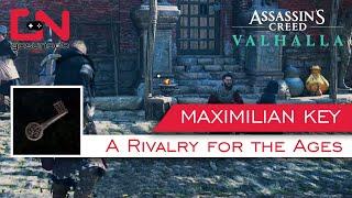 AC Valhalla Maximilian Key - How to Distract & Get The Key - A Rivalry For The Ages Quest