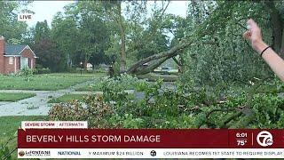 Severe Weather aftermath: Beverly Hills hit hard by last night's storms