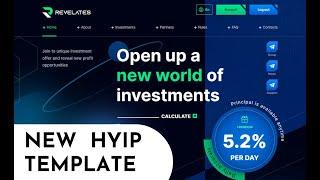 New Hyip Gc Template || Investment Template || Nexthyip