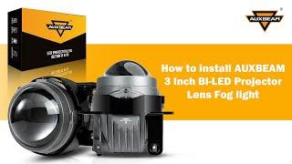 Auxbeam®3 Inch Bi-LED Projector Lens Fog Light 6000K HD Lens