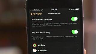 Disable annoying notifications on the Apple Watch