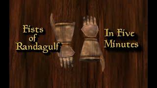 The BEST gauntlets in The Elder Scrolls III Morrowind at Level 1 in 5 Minute: The Fists of Randagulf