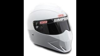 Simpson Diamondback Stig Helmet sa2020 hans ready for racing