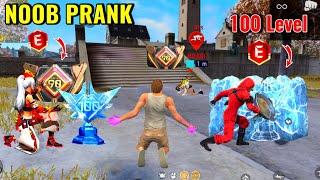 Noob Prank With Random Girl लेकिन Ye क्या हुआ  100 Level Attitude Girl  Aukat Ki Bat  Free Fire 