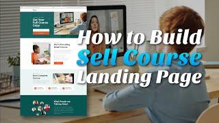 How to Build Sell Course Landing Page with Brizy