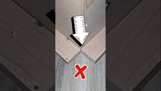 Tip & Trick | How to get the perfect angle | Woodworking idea #shorts #woodworking #tipsandtricks